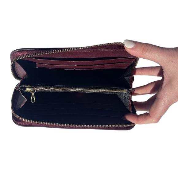 Lanvin Paris Quilted Leather Clutch Wallet - Picture 6 of 7